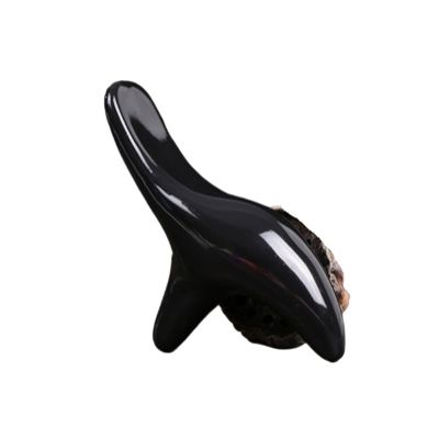 Resin Wax Triangle Foot Massage Scarping Tool Feet Relaxing Shiatsu Foot Care Health Care Massagers Comfortable,Convenient(Black)