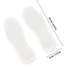 DECORNIJIA Disposable Sanitary Napkin Shoe Insoles 10 Pairs, Breathable Cotton Absorption Foot Care Cushions, Outdoor Disposable Insoles for Women Size 36-38 view 2