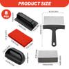 Griddle Cleaning Kit Effective Grease & Stain Removal Handled Griddle Cleaner with Shovel, Cleaning Stones and 3 Scouring Pads Flat Top Grill Cleaner for Hot or Cold Surfaces, Ornements de jardin view 3