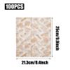 Pine & Linen 100pcs 9.9 x 8.4Inch Wax Paper Sheets,Greaseproof Food Deli Wraps Waterproof Disposable Liners,Non-Stick Tissue for Sandwiches/Party/Picnic BasketStamp view 2