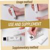 2PCS Floss Pick Dispenser Portable Automatic Flosser Dispenser Leakproof Reusable Floss Pick Box for Family Travel & On-The-Go 4.1x1x1 Inch, Dental, Dis view 2