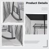 byepica 72.8 X 49.2 X 80.7 in Outdoor Patio Swing Net, Mosquito Netting, Full Coverage Polyester, Lightweight Breathable, Ideal for Porch, Garden, Backyard view 2