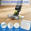 20Pcs Vacmop Replacement Pads Compatible with Shark Vac Mop VM250 VM251 VM252 VM200 VM190 VC205 QM250 VM200P12, Disposable Floor Vacuum Mopping Pad Refills for Hard Floor Window House Cleaning view 2
