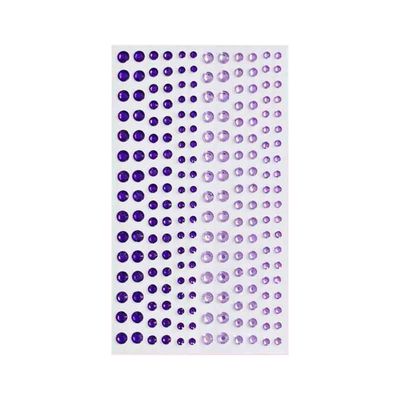 AHUANH Durability Calm Pops Ear Seeds Acupuncture Kit Sweat-Proof, Ear Acupuncture Stickers Portable Ear Seeding Kit for Fashion Show Decorative(Purple - 212PCS)
