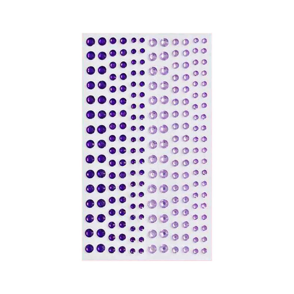 AHUANH Durability Calm Pops Ear Seeds Acupuncture Kit Sweat-Proof, Ear Acupuncture Stickers Portable Ear Seeding Kit for Fashion Show Decorative(Purple - 212PCS)