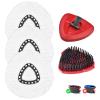 Mop Heads for O Cedar EasyWring 1 Tank System Mop Heads Replacements, Full Set with 1 Base + 1 OCedar Scrubber Mop Head + 3 Spin Mop Replacement Heads, All-in-One Cleaning Kit for Home& Kitchen
