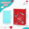 Sabary 48 Pcs Nurse Gift Bags 9 x 7 Inch, Nursing Graduation Party Thank You Nurse Paper Goodie Bags with Tissue Paper Decor for Medical Themed Birthday RN Nursing Graduation Party Favor Supplies view 3