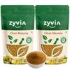 Zyvia Unpolished Chat Masala 100% Organic Spice Blend for Indian Snacks, No Preservatives. (8.8 Ounce (Pack of 2)) view 1