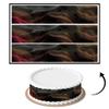 3 pcs Smoky Abstract Waves Cake Strips Edible birthday cake strips, cake side borders, Icing Sheets 2.7X11.8 view 1