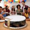 3 pcs Smoky Abstract Waves Cake Strips Edible birthday cake strips, cake side borders, Icing Sheets 2.7X11.8 view 2