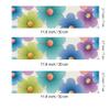3 pcs Modern Floral Shapes Cake Strips Edible birthday cake strips, cake side borders, Icing Sheets 2.7X11.8 view 3