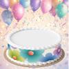 3 pcs Modern Floral Shapes Cake Strips Edible birthday cake strips, cake side borders, Icing Sheets 2.7X11.8 view 4