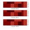 3 pcs Bricks Dark Red Cake Strips Edible birthday cake strips, cake side borders, Icing Sheets 2.7X11.8 view 3