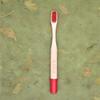 Dr. Q's Fresh Breath Club Childs Bamboo Toothbrush Light Yellow view 4