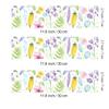 3 pcs Light Botanical Garden Cake Strips Edible birthday cake strips, cake side borders, Icing Sheets 2.7X11.8 view 3