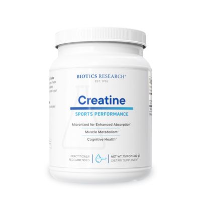 BIOTICS RESEARCH Creatine 5g Micronized Creatine Monohydrate Supports Muscle Strength, Performance, Recovery, Cognitive Function & Healthy Aging Easily Mixable, Pure & Unflavored
