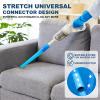 Dryer Vent Cleaner Kit with Stretch Hose & Dryer Lint Vac Attachment, Includes Flexible Brush & Universal Adapter for Safevent Pro & Standard Vents Easy Lint Removal (1 Blue) view 4
