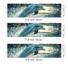 3 pcs Underwater Light Rays Cake Strips Edible birthday cake strips, cake side borders, Icing Sheets 2.7X11.8 view 3