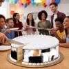 3 pcs Fragmented Urban Blocks Cake Strips Edible birthday cake strips, cake side borders, Icing Sheets 2.7X11.8 view 2