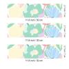 3 pcs Soft Botanical Leaves Cake Strips Edible birthday cake strips, cake side borders, Icing Sheets 2.7X11.8 view 3