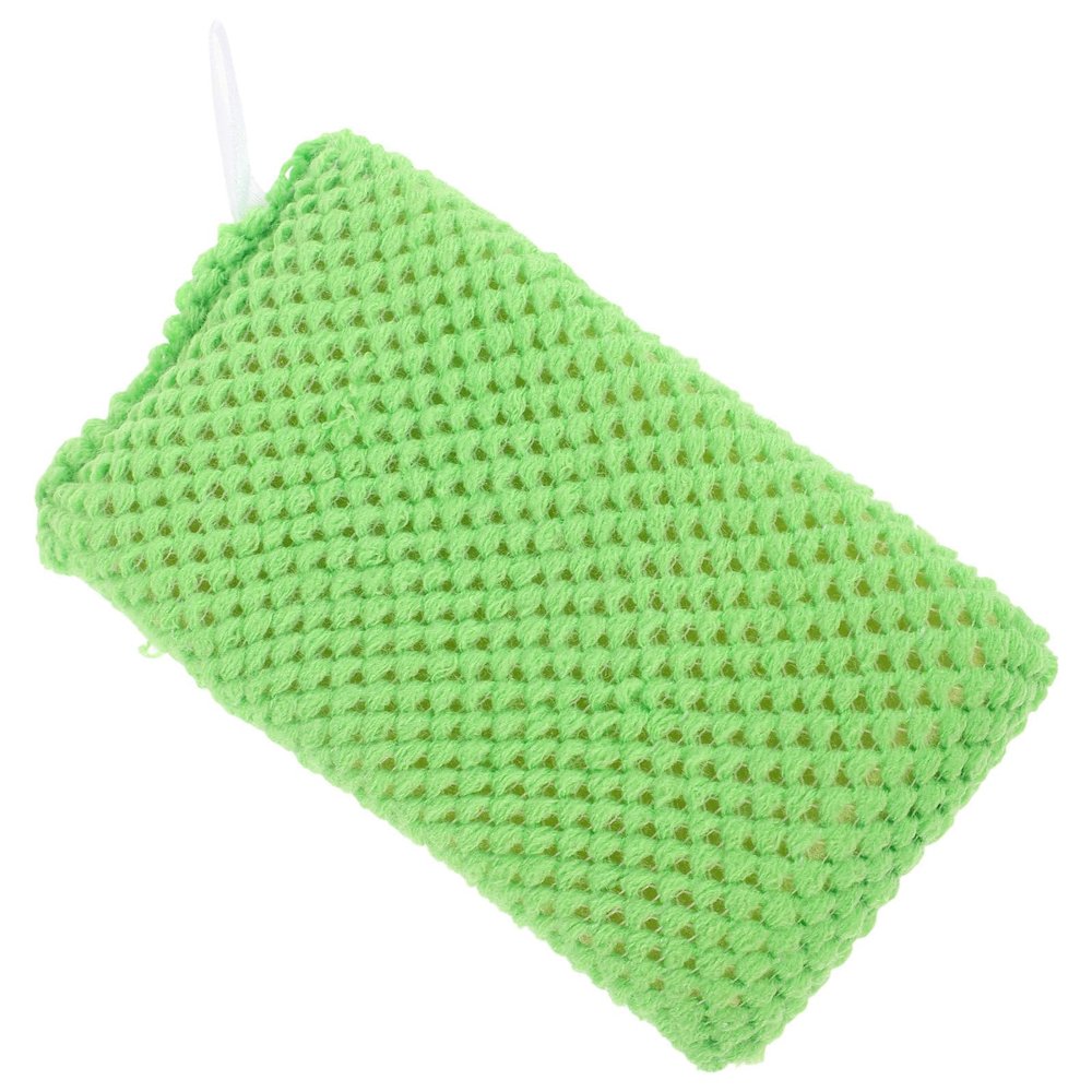 GARVALON Dishwashing Pad and Scrub Sponge Set, Non-Greasy Green Cleaning Sponge for Kitchen Dishwashing and Household Scrubbing, Multipurpose Reusable Cleaning Tool