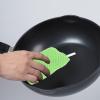 GARVALON Dishwashing Pad and Scrub Sponge Set, Non-Greasy Green Cleaning Sponge for Kitchen Dishwashing and Household Scrubbing, Multipurpose Reusable Cleaning Tool view 3