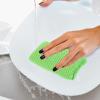 GARVALON Dishwashing Pad and Scrub Sponge Set, Non-Greasy Green Cleaning Sponge for Kitchen Dishwashing and Household Scrubbing, Multipurpose Reusable Cleaning Tool view 4