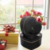 HONMEET Heart Shaped Flower Boxes Set 2pcs with Window and Lid, Valentines Day Treat Box and Small Makeup Storage, Black Paperboard Romantic Packaging for Bridesmaids and Special view 4