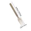 INOOMP 50pcs Individually Wrapped Thickened Dessert Cake Forks, 18cm Dark Gray Disposable Party Tableware Forks for Mousse Cake and Appetizers view 2