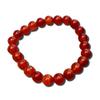 Carnelian Natural polished beaded Crystal Healing Gemstone Spiritual Chakra beaded Stone Bracelet - 1pc view 1