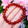 Carnelian Natural polished beaded Crystal Healing Gemstone Spiritual Chakra beaded Stone Bracelet - 1pc view 3