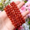 Carnelian Natural polished beaded Crystal Healing Gemstone Spiritual Chakra beaded Stone Bracelet - 1pc view 4