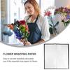 HOODANCOS Waterproof Black Glass Wrapping Paper Bouquet Packaging Paper Opp Packing for Florists Flower Shop Supplies Wrap Cellophane for Floral Arrangements view 4