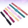 INOOMP Adjustable Silicone Mask Ear Hooks 6pcs Set Flexible Non-Slip Ear Protective Mask Hangers Suitable for Daily Use and Sports Random Color view 2