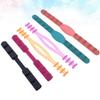 INOOMP Adjustable Silicone Mask Ear Hooks 6pcs Set Flexible Non-Slip Ear Protective Mask Hangers Suitable for Daily Use and Sports Random Color view 3