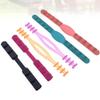 INOOMP Adjustable Silicone Mask Ear Hooks 6pcs Set Flexible Non-Slip Ear Protective Mask Hangers Suitable for Daily Use and Sports Random Color view 4