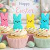 Peeps Marshmallow Bunnies, Pink, Blue, and Yellow Bunny Shaped Treats, Easter Basket Stuffers, (Pack of 3) view 4