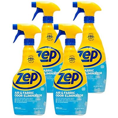 Zep Air and Fabric Odor Eliminator - 32 oz (Case of 4) ZUAIR324 - Neutralizes Strong Odors in Your Home, Office and Business