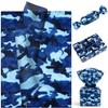 60 Sheets Blue Camouflage Pattern Wrapping Paper, 20 x 14 Inch Army Gift Wrapping Tissue Decorative Supplies for Birthday Veterans Day, Camping Themed Party, Retirement, Hunting Party view 1