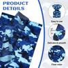 60 Sheets Blue Camouflage Pattern Wrapping Paper, 20 x 14 Inch Army Gift Wrapping Tissue Decorative Supplies for Birthday Veterans Day, Camping Themed Party, Retirement, Hunting Party view 3