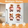 4 Pcs 3D Shiba Inu Dog Belly Stickers, Super Soft Silicone Anti-Collision Stickers, Cute Squishy Dog Belly Sticker as Car Door Protector, Table Edge Protector & Cute Decor Sticker for Home and Car view 2