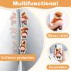 4 Pcs 3D Shiba Inu Dog Belly Stickers, Super Soft Silicone Anti-Collision Stickers, Cute Squishy Dog Belly Sticker as Car Door Protector, Table Edge Protector & Cute Decor Sticker for Home and Car view 4