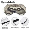 Sloth My Spirit Animal Sleep Mask for Side Sleeper Pressure-Free & Light Block-Out Eye Mask Comfortable Eye Covers Soft Breathable Blindfold Adjustable Night Blindfold for Men Women view 3
