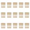 DIRBAK Muslin Drawstring Storage Bags Natural Breathable Transparent Reusable DIY Customizable Gift Pouches for Tea Nuts Kitchen Storage 15 Pack Polyester Fabric view 1