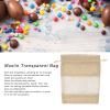 DIRBAK Muslin Drawstring Storage Bags Natural Breathable Transparent Reusable DIY Customizable Gift Pouches for Tea Nuts Kitchen Storage 15 Pack Polyester Fabric view 2