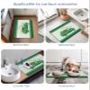 St. Patrick's Day Truck with Gold Coin Bathroom Rug Diatomaceous Earth Bath Mat,Absorbent Shower Mat Non-slip Doormat for Kitchen Bedroom, Green Clovers Leaf Plaid Diatomite Stone Mats 18x30in view 3
