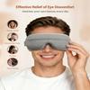 Eye Massager with Heat and Cooling, 5 Massage Modes for Eye Dry Fatigure and Migraines Relief, Lightweight Foldable for Office Home Travel Stress Relief, Mothers Day Birthday Gift for Mom Women (Grey) view 4