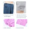 Women's Urine Bag Shorts, Nephrostomy Drainage Underwear with Pockets, Catheter Trousers for Incontinence Care, Comfortable & view 4
