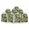 VIDI 8 PCS Sloth Drawstring Gift Bags Cotton Linen Party Favors Bags Reusable Burlap Bags for Decorated Event Holiday Party Favors, Wedding Favors view 1