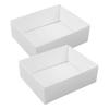 Beaupretty Small White Rigid Box Set 11.5x9.5x3.8cm, 350gsm Cardboard Wrap Boxes for Presents, Nesting Storage Case for Party, Valentines Day, and Christmas Packaging view 1